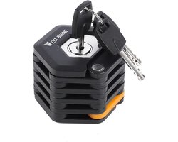 Vouwslot - Fietsslot - Kettingslot - Zwaar Slot - Opvouwbaar - Compact - Anti-Diefstal - 3 Sleutels