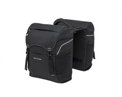 New Looxs Sports Double - Dubbele Fietstas - Ingebouwde MIK adapter - Afneembare Fietstas van Waterdicht Polyester - 32 Liter - Zwart