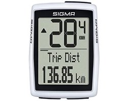 Draadloze fietscomputer met 12 functies en groot display | Weerbestendige sportcomputer inclusief cadanssensor