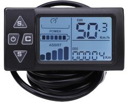 Fietscomputer - Fietssnelheidsmeter - LCD-display - Te gebruiken voor het aanpassen van fietsen en scooters