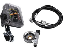 Fiets Snelheidsmeter, Duurzame Metalen Plastic Fiets Computer Klassieke Vintage Stijl Pure Mechanische Snelheidsmeter voor 26/27.5/28/29 Inch Fietsen