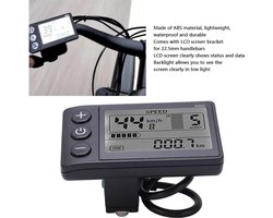 Elektrische fiets bedieningspaneel S866 LCD-scherm S900 displays multifunctionele informatiemeter 24V 36V 48V - waterdichte stekker