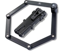 Fietsslot vouwslot met 2 sleutels voor e-bike en fiets - 85 cm opvouwbaar slot met houder - speciale sleutel