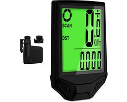 Draadloze Fietscomputer - GPS Fietsnavigatie - Sportief Fietsen - LCD Touchscreen - 98 Gram - Zwart