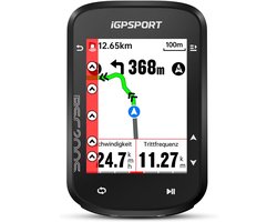 Draadloze GPS Fietscomputer met Kleurenscherm en Navigatie