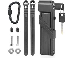 Vouwslot - Slot voor Electrische Fietsen en Fatbike - Fietsslot - Voor elk type Fiets - Met Houder
