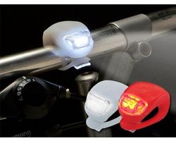Fietsverlichting Set LED -  Waterproof - Silicone