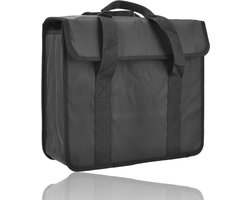 Enkele Fietstas 20 Liter – Pakafstas met Reflectie – Zwart – Waterafstotend – Universele Bevestiging