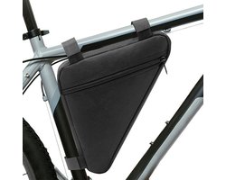 Fietstas - Driehoekige fietstas - Mountainbike frametas - Lichtgewicht fietstas - Grote capaciteit - Fietsaccessoires - Zwart