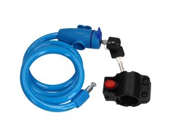 Kettingslot voor de Fiets met Beschermend Omhulsel Blauw – 16x11cm | Bescherming | Fietsslot