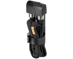 AXA Foldable 6-95 Vouwslot – Slot voor Fiets, Racefiets, Mountainbike – Fietsslot met Houder en Sleutelservices – Stalen Schakels – 95 cm