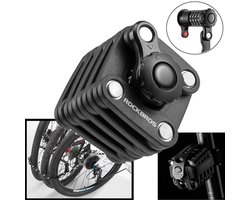 Fietsslot - Opvouwbaar Fietsslot ketting - Vouwslot met Cijferslot - Kubus Kettingslot - Bike Bicycle Lock - Veilig