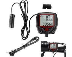 Fietscomputer 15 Functies - Snelheidsmeter, Afstandsmeter, IP54 Waterbestendig, Automatische Start/Stop
