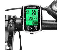 Bedrade Fietscomputer 19 Functies - IPX6 Waterdicht, Verlicht Scherm, Automatische Start/Stop