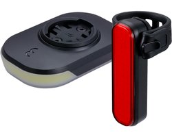 BBB Cycling Slice 300 Combo Voorlicht & Achterlicht Set – 300 Lumen – USB Oplaadbaar – IPX6 Regenbestendig - Fietsverlichting Racefiets & MTB – BLS-282