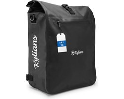 Fietstas - Rugzak/Schoudertas/Fietstas - 28 Ltr - Waterdicht - Zwart - Enkele Fietstas Voor Alle Fietsen - Fietstassen Voor Electrische Fietsen – Extra Rugkussens - Kylians