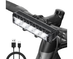 2800 Lumen E-bike Koplamp - Fietslicht - Fiets lamp - Bike light - 5 LED - 5 Standen - 6400mAh - IPX5 Waterdicht