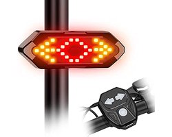 LED-waarschuwingslicht – fietslampjes - Fietsrichtingaanwijzer voor buiten – Werkt op batterijen – Essentieel voor fietsers