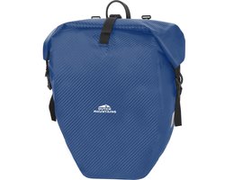 Dutch Mountains Enkele Fietstas - 100% Waterdichte Fietstas en Schoudertas in 1 - 24 Liter - Blauw