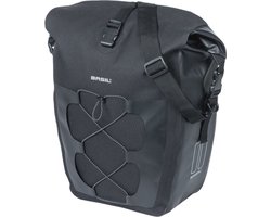 Basil Navigator Waterproof M enkele tas MIK Hooks 12-15L- zwart