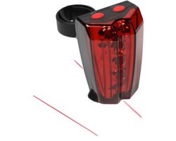 Benson Fiets achterlicht - fietsverlichting met LED laser - Universeel