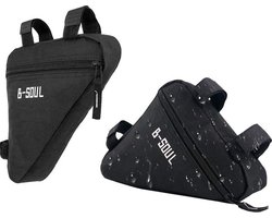 Fiets frame tas - Driehoek opbergtas - Frametas racefiets - Fietstas stuur / zadel - Wielrennen - Fietsframe opbergtas - Waterproof