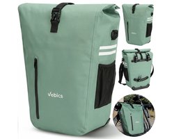 Enkele Fietstas Waterdicht - 25L - Elektrische fiets - Afneembaar - Roll-top