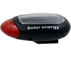Handige solar fietslamp