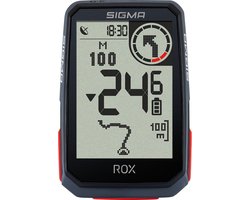 SIGMA SPORT ROX 4.0 GPS Fietscomputer incl. stuurhouder, zwart