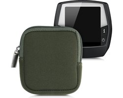 kwmobile hoesje voor e-bike display - Waterdichte display cover elektrische fiets - Van neopreen in donkergroen