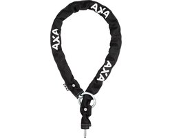 AXA DPI 110 Insteekketting – ART 2 Gecertificeerd – 110 cm – 8,5 mm Gehard Staal – Compatibel met AXA Defender, Victory & Solid Plus – 10 mm Plug‑in Pin – Canvas Beschermhoes – Zwart