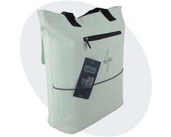 Voltano E-bike City Shopper Enkele Fietstas - Mint Groen - 22 Liter - Laptopvak - 100% Waterdicht