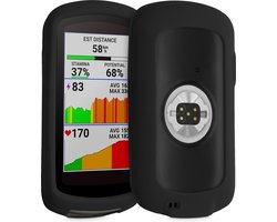 kwmobile hoes geschikt voor Garmin Edge 1040 / 1040 Solar - Siliconen beschermhoes voor fietsnavigatie - zwart