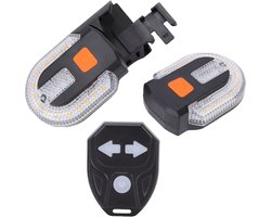 Fietsrichtingaanwijzers, USB Oplaadbare, Gesplitste Richtingaanwijzers met 60 Lm Hoge Zichtbaarheid, IPX4 Waterdichte LED-fietsverlichting voor Verkeersveiligheid, Draadloze