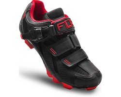 FLR F-65 MTB Schoen Zwart/Rood 38