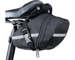 Zadeltas - Fiets - Nylon Tas - Waterdichte Zadel Tas - Kofferbak - Tas - Achter Pack Tas - Mtb - Accessoires - Outdoor - Zwart