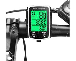 Kilometerteller Fiets - Fietscomputer draadloos - Snelheidsmeter Waterdicht - MTB