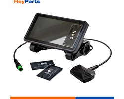 HeyParts - H6C Display Fatbike - LCD Scherm voor V20 Fatbike - 5-Pins Connector - Waterdicht - NFC - Snelheids & Batterijweergave