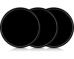 kwmobile 3x antislip dashboard mat - Universele telefoonhouder - Dubbelzijdige zelfklevende gel pads - Ideaal voor smartphone, navigatie en meer
