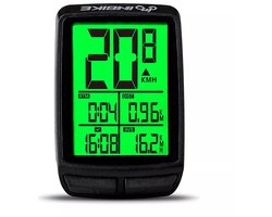 Draadloze fietscomputer - Met LCD-scherm - Fietssnelheidsmeter - Mountainbikesnelheidsmeter - Kilometerteller - Snelheids- en afstandsmeter - Zwart