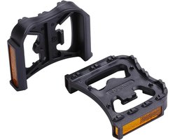 Fiets Pedaal Adapters - SPD Converters - Fietsen met Sneakers - Eenvoudig Klik Systeem - 1 Paar - Zwart