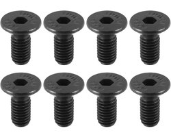 Fietsschoen Cleat Schroeven - Schoenplaatjes Schroef - Fietsen Onderhoud - SPD Compatibel - 8 Stuks - Zwart