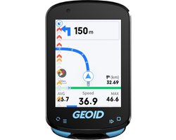 MELVRA GPS Fietscomputer - Navigatie - 2.4 Inch Kleurenscherm - Draadloos - Waterdicht - Snelheidsmeter - WiFi - Bluetooth - ANT+