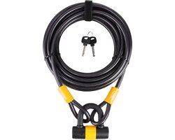 VINZ Kinabalu Kabelslot 10 Meter Lang - Multifunctioneel Boot Slot Fiets & Terras - 12mm Kabel - 1000cm