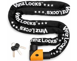 VINZ Jannu ART 3 Slot - 2 Meter Lang - ANWB: Goed - ART 3 Kettingslot Scooter, Fiets, Fatbike slot - 200cm