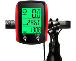 CLGP® Kilometerteller Fiets - Snelheidsmeter - Fietscomputer Draadloos
