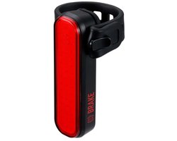BBB Cycling SignalBrake Achterlicht Fiets met Remlicht – 80 Lumen - USB Oplaadbaar - IPX7 Waterdicht – Brandtijd: 41 uur – Fietsverlichting Racefiets & Mountainbike - BLS-256