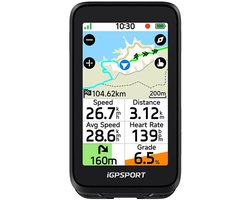 Fietsnavigatie - GPS - Fietscomputer - 3,0-inch Kleurrijk Display - Fietsaccessoires - Navigatie - Draadloos - Ongevallen Detectie