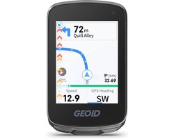 Fietsnavigatie GPS - Gemakkelijk te bedienen - Ongevallen detectie - Duidelijk afleesbaar - Draadloos - Waterdicht - GPX Navigatie tot 300 km - ANT+ & Bluetooth - WiFi Synchronisatie - IPX7 Waterdicht - 25 Uur Batterijduur