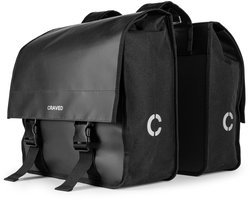 Craved Dubbele Fietstas Flow – Zwart – 38 Liter - Waterdicht - Elektrische fiets - Met reflectie